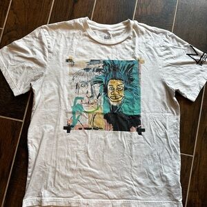 Basquiet GAP White Graphic T-Shirt Collector Item